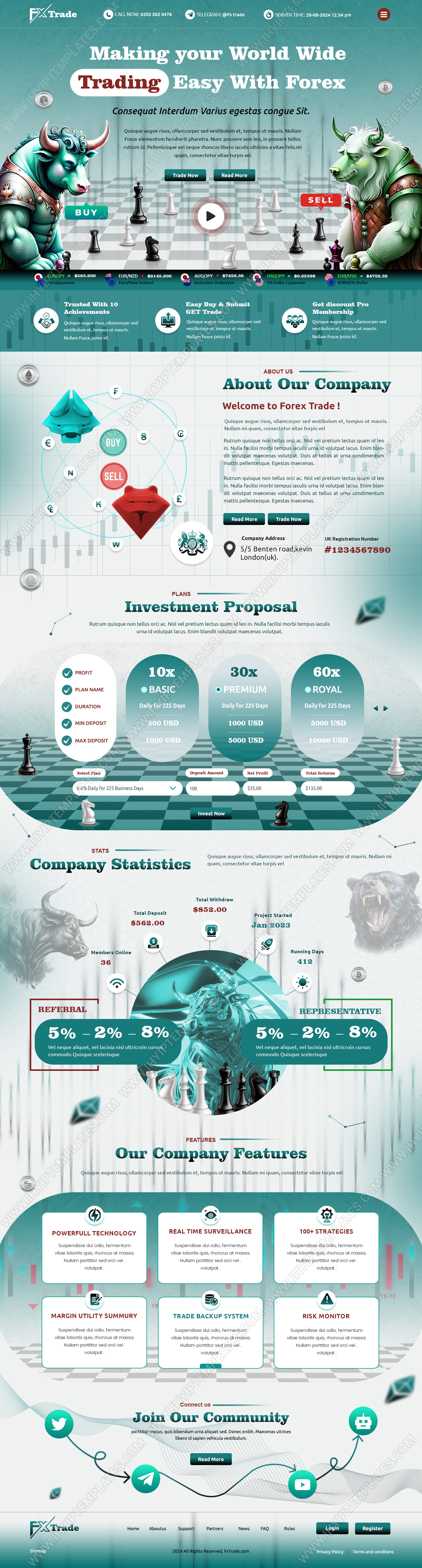 HYIP Website Themes -T330